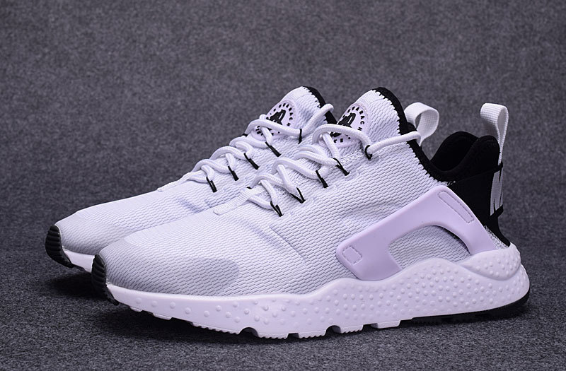 huarache femme noir et blanche